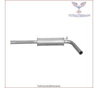 71.87.06 Silenziatore centrale Imasaf per AUDI A1 SEAT IBIZA IV VW POLO 6R1 6C1