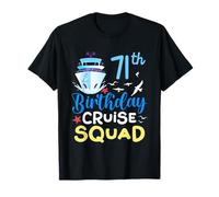 71 Anni Compleanno Crociera 71th Birthday Cruise Squad Maglietta