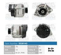 71 CV Alternatore per SMART Cabrio 450 0.6 KW 52 CV 71
