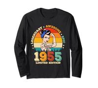 71 Year Old Legend Since 1955 - Fantastica Donna per Il 71° Compleanno Maglia a Manica