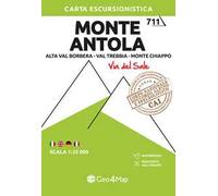 711 Monte Antola Alta Val Borbera - Val Trebbia - Monte Chiappo (Via del Sale). Carta escursionistica 1:25.000