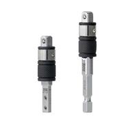 711L Combo di estensione 2 in 1 da esagonale a quadrata da 1/4" - 1 adattatore a estremità esagonale e 1 adattatore piatto - compatibile con multitools e adattatori da 1/4"