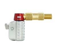 711L Mini mandrino ad aria - Snap & Lock Air Chuck - Open Flow NPT Air Inflator Attacco per Shrader Valve Bike Bicycle Car Pneumatici (Ottone)