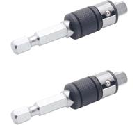 711L Punta esagonale e presa quadrata 2 in 1 di estensione - Sostituisci le prese per punte per cacciavite con un semplice tocco delle dita - 2 pezzi