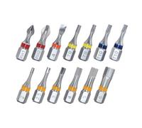 711L Set di 13 punte esagonali da 1/4", 2 Torx 9, 2 pezzi di sicurezza Torx 10 e altri 9 bit, accessorio per manutenzione di bici e moto