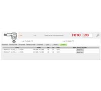 713 7700575743 TESTINA SNODO BRACCIO STERZO SX RENAULT R14 1218cc