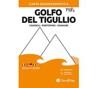 713 Golfo del Tigullio. Camogli-Portofino-Chiavari. Carta escursionistica 1:25.000. Ediz. multilingue