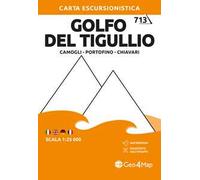 713 Golfo del Tigullio. Camogli-Portofino-Chiavari. Carta escursionistica 1:25.000. Ediz. multilingue