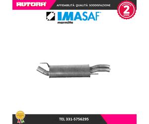 714007 Silenziatore posteriore per Vw Golf III 2.0 16V (MARCA IMASAF)..S82