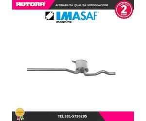 715606 Silenziatore centrale adatto a Vw Passat (MARCA-IMASAF)..S76