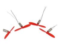 716 Hollow Cup Dc Motor Set (4 pezzi) - 3.7v 45000 RPM Motore Coreless ad alta velocità per DIY Mini Elicottero Rc Robotica - 7 × 16 Millimetri Albero 1 Millimetro Resistente al calore