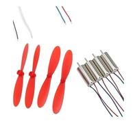 716 Set Motore Coreless 3,7 V 50000 Giri/min Con Eliche Da 55 Mm for Allineamento Di Potenza Quadricottero Giocattolo FPV 4 Pezzi(4 x Motor with props)