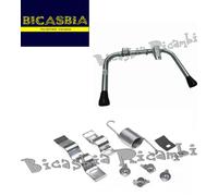 7164 -CAVALLETTO CENTRALE ZINCATO MOLLA E STAFFE VESPA 125 150 200 PX ARCOBALENO