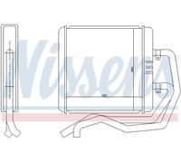 71811 NISSENS Scambiatore calore, Riscaldamento abitacolo per IVECO
