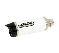 71831AKB - Terminale Scarico Arrow Thunder White Yamaha MT-03 / YZF R3/R25