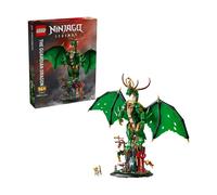 LEGO Ninjago Drago-Guardiano - Giocattolo da Costruire di Action Figure Snodabile con Minifigure del Maestro Wu ed Espositore Effetto Roccia - Regalo per Bambini 14+ Anni Fan di Monstrosity - 71847
