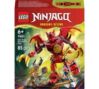 LEGO NINJAGO Battle Pack Mech Drago di Kai - Action Figure Giocattolo con 3 Minifigure e Katana Ninja - Idea Regalo di Compleanno per Bambini e Fan da 6 Anni in su - 71851