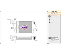 719.002 AHE Intercooler per MITSUBISHI