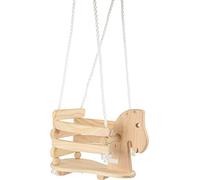 Cavallo a dondolo in legno per bambini