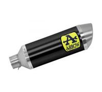 71930AON - Terminale Scarico Arrow Thunder Dark Fondello Inox Yamaha MT-07 (21)
