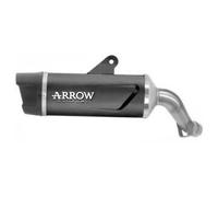 71993AKN - Terminale Scarico Arrow Indy Race Evo Dark Kawasaki VERSYS 1100 (25-)