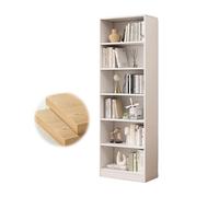 71inch Tall Bookcase Shelf Wall Bookshelf White Narrow Bookshelf For Small Spaces 24x9inch Wood Shelves Space Saving Furniture Book Display Send Anti Fall Accessories For Living Room, Office