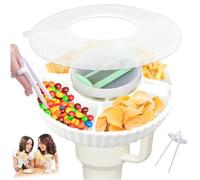 71Nmly 1 Pezzi Snack per Stanley per Accessori Tazza,anello superiore riutilizzabile per snack,Ciotola snack in silicone con coperchio compatibile con Stanley Cup 40oz,Per Candy, Popcorn