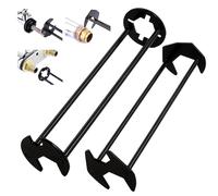 71Nmly 2Pcs Chiave per Rubinetto Sottolavello,chiave per lavabo e strumenti per idraulici,chiave per tubi multifunzionale per lavello 7 dimensioni,Adatto per tubi dell'acqua della cucina e del bagno