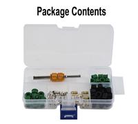 71pcs A/C Kit Riparazione Strumenti / 10pcs Valvola Nuclei / 50pcs Tubo Gaskets