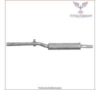 72.21.06 Silenziatore centrale Imasaf per VW SCIROCCO JETTA I GOLF CADDY