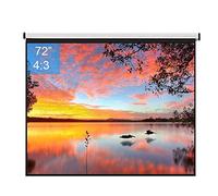 72 "4:3 Parete Bianco Opaco Proiezione Pull Down Schermo Canvas LED Proiettore Schermo per Home Theater Ufficio