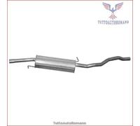 72.74.06 Silenziatore centrale Imasaf per FORD GALAXY SEAT ALHAMBRA VW SHARAN
