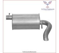 72.74.07 Silenziatore posteriore Imasaf per FORD GALAXY SEAT ALHAMBRA VW SHARAN