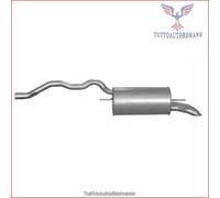 72.82.47 Silenziatore posteriore Imasaf per VW TRANSPORTER