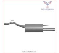 72.83.27 Silenziatore posteriore Imasaf per VW TRANSPORTER