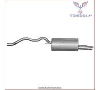 72.83.47 Silenziatore posteriore Imasaf per VW TRANSPORTER