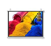 72 84 100 pollici Telo Proiettore All'aperto dell'interno, Schermo Cinematografico Montato a Parete di 4K HD Anti-Crease per Teatro Domestico(100"(4:3))