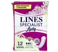 72 Assorbenti Lines Specialist Normal Donna Per Perdita Urina 6x12pz 0699033