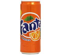 72 barattoli Fanta Orange Limonata 330 ml 100% Arancia Italiana
