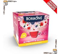 72 Cialde The Tisana Infuso alla Frutta Frutti Di Bosco Carta Borbone ESE 44 mm