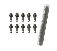 72 cursori automatici in metallo per cerniera in nylon, cursore per cerniera #5, maniglia per la riparazione o il montaggio di una cerniera, cursori blu navy, (#5, verde.075)