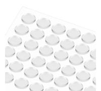 72 cuscinetti antiscivolo in vetro da tavolo, 15 x 2 mm, per armadietti, in silicone trasparente, per sotto gli occhiali, antiscivolo, per mobili