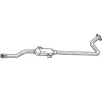 BOSAL 284-701 Marmitta centrale