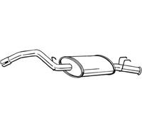 72 CV SILENZIATORE POSTERIORE PER RENAULT 11 B/C37 1.4 KW 53 CV 72