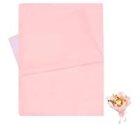72 fogli di carta velina rosa, 50 x 70 cm, carta velina rosa, carta velina rosa per l'imballaggio, confezione regalo fai da te, confezione regalo per bouquet, confezione pompon