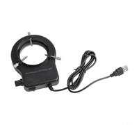 72 LED microscopio anello luce USB alimentato compatto (72LED) | 144 LED ad alta luminosità, illuminazione senza ombre, alimentazione USB 5V, intensità regolabile 0-100%