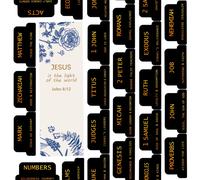 72 linguette laminate per la Bibbia per donne e uomini, per lo studio della Bibbia, facili da leggere e applicare, linguette per l'indice della B