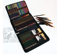 72 Matite Colorate Set da Pittura,Disegni a Matite di Disegno Artistico,Creativa Colori Art Set,Colore Matite acquarellabili,Disegni Matita,in Astuccio portapenne Grande capacità