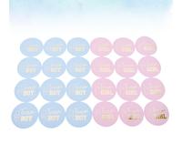 72 Pcs Gender Reveal Decals Stickers Bambini Adesivi Per Decalcomanie
