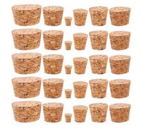 72 Pcs Tappi Di Sughero Conici in Legno Tappo Della Bottiglia Per Bottiglie